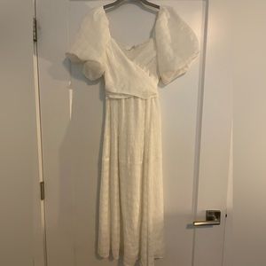 ASTR cream dress